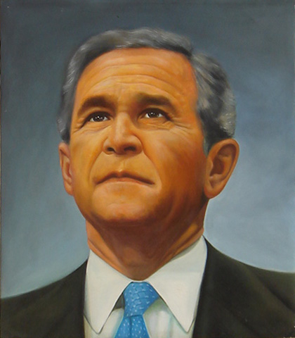 George W Bush , Photo to Oil Painting