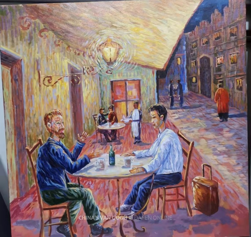 dream in Café Terrace at Night - Zhao Xiaoyong